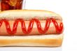 Hot dog and soda