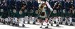 Kilted Bagpipe players