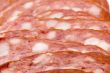 boiled sausage close up