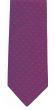 Purple man`s tie on a white background