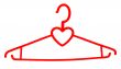 Hanger for clothes favourite.