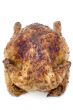 roast chicken on white