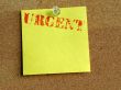 blank adhesive note