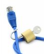 concept of insecure internet connection