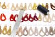 Sewing color map on white