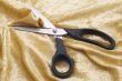 scissors on material