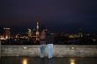 Couple in love in Tallinn, Estonia