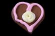 christmas gingerbread heart