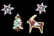 christmas tree  gingerbread composition