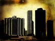Grunge buildings in Chicago