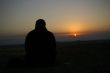 Looking to a sunset - meditation