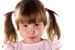 Girl with funny face