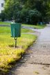 garbage backet in the park