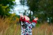 Kid looking up to the sky