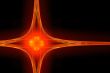 Abstract yellow-red background