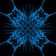 Crystal deep blue background