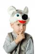 The boy in a suit of the mouse.