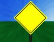 Blank Graphic Street Sign