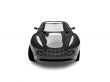 isolated black car front view 02