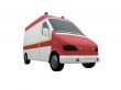 AmbulanceEU isolated front view 03