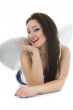 Beautiful woman with wings