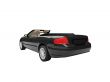 american isolated car back view 01