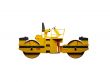 isolated heavy machine side view