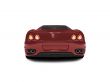 isolated red super car back view 02
