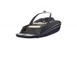 Black Boat isolated back view