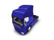 Bigtruck isolated blue front view
