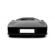 Ferrari isolated front view
