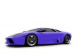 Ferrari isolated blue front view