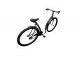Bicycle isolated moto back view 01