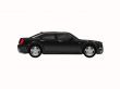 isolated black car side view