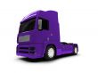 Bigtruck isolated blue front view