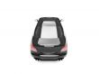 isolated black car back view 03