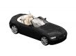 isolated black car front view 04