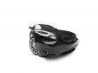 isolated black car front view 04