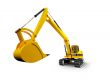 isolated heavy machine front view 03