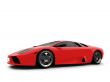 Ferrari isolated red front view