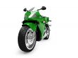 isolated motorcycle front view 04