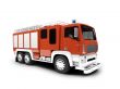 Firetruck isolated front view