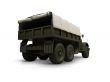 isolated big car back view 01