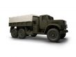 isolated big car front view 04