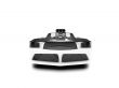 isolated black car front view 02