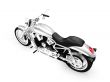isolated motorcycle back view 02