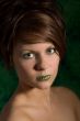 Beautiful green eyed woman