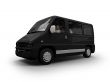 Van isolated front view