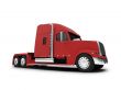 Monstertruck isolated red front view