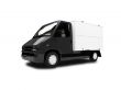 White Van isolated front view